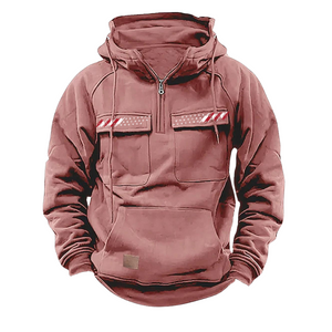 USA FLAGGE VINTAGE EINFARBIGER HOODIE