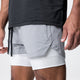 ESSENTIAL COLORFUL POCKET 2 IN 1 5'' INSEAM RUNNING SHORTS