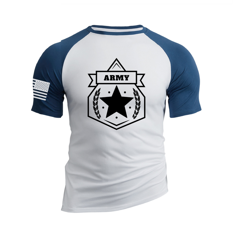 STAR ARMY  COTTON GRAPHIC TEE