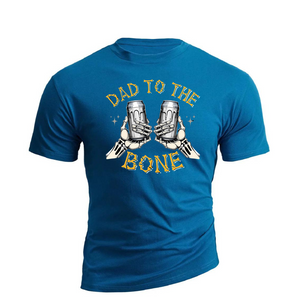 DAD TO THE BONE BAUMWOLL-GRAFIK-T-SHIRT