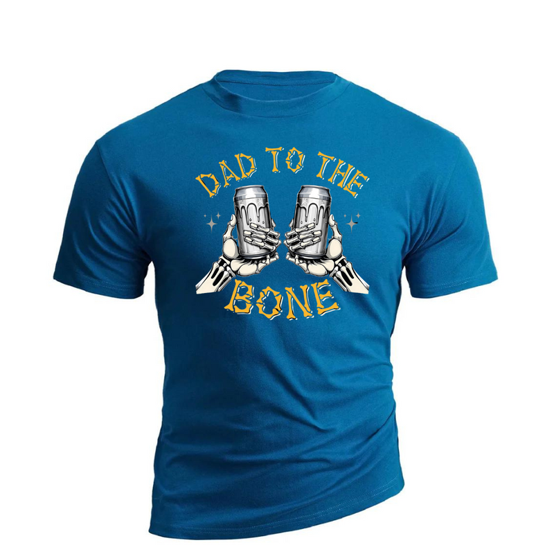 DAD TO THE BONE COTTON GRAPHIC TEE