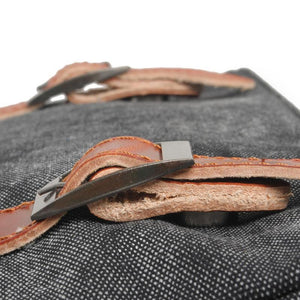 Herren-Umhängetasche aus Segeltuch mit Retro-Ethno-Muster