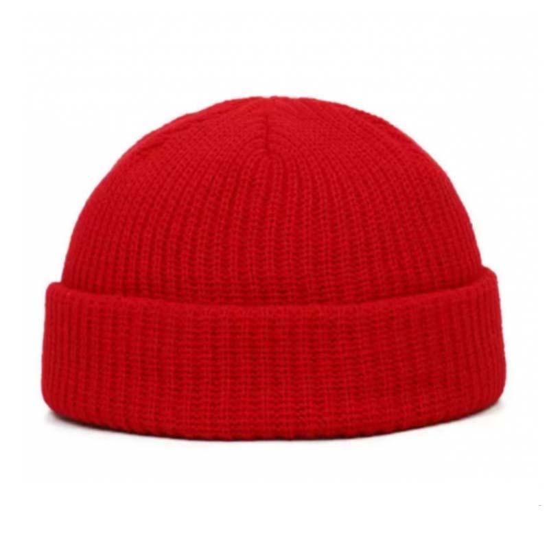 Herren Outdoor Strickmütze aus warmer Wolle für Herbst und Winter 