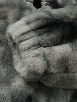 Strapazierfähige Batik-Urbanjacke aus Lammwollimitat 