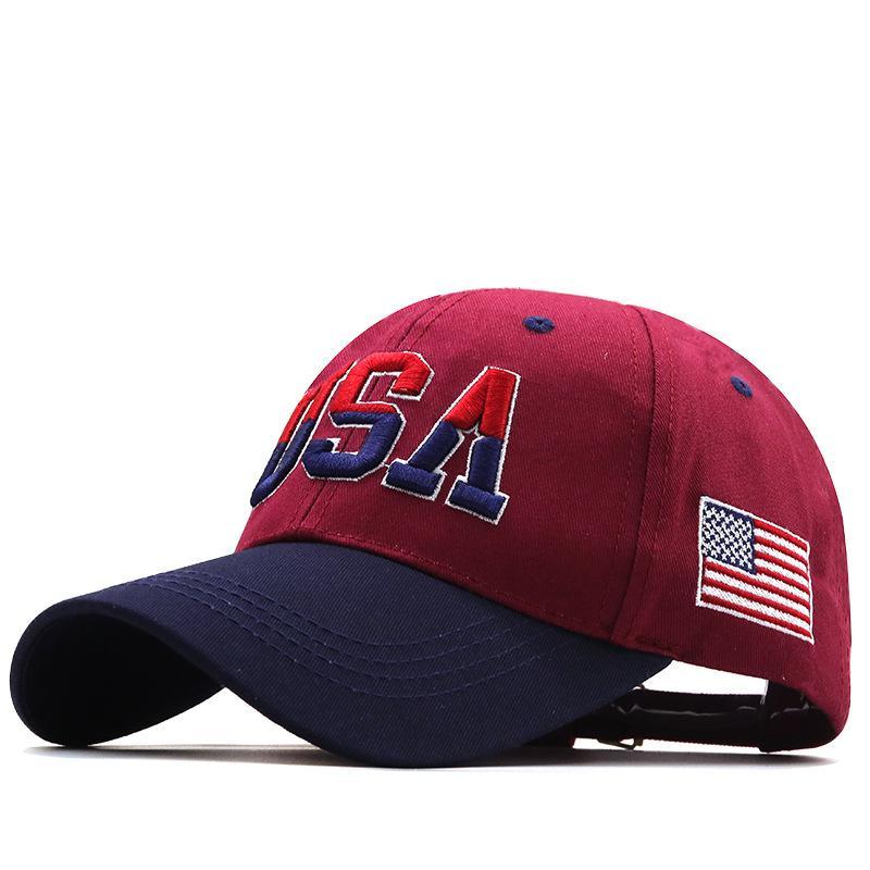 Men's Casual Outdoor USA Flag Cap
