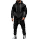 Lockeres Sport-Set aus Kapuzenpullover und Hose für Herren