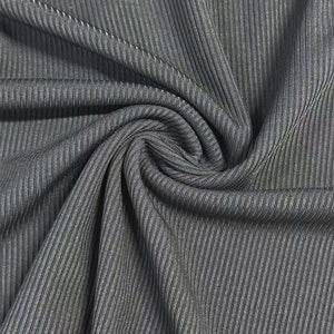 Lässiges Herren-T-Shirt aus gerippter Baumwollmischung mit V-Ausschnitt und schmaler Passform, kurzärmelig