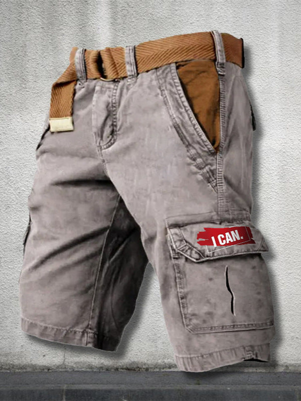 I CAN'T MEN'S CARGO  SHORTS