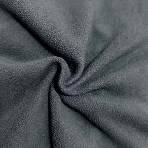 Lockeres Fleece-Sweatshirt mit Stehkragen und einfarbigem Muster für Herren