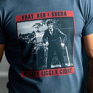 Men's Retro Movie Print Cotton Short Sleeve T-Shirt