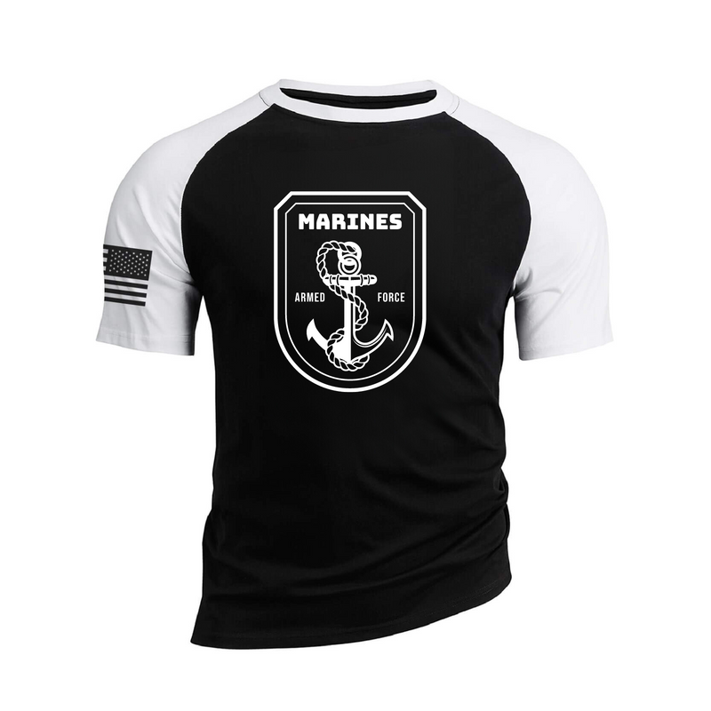 MARINES COTTON GRAPHIC TEE