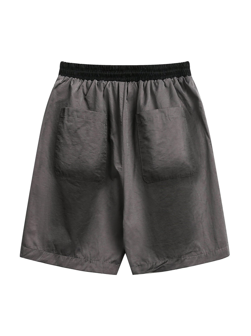 High Street Spray Paint Casual Shorts