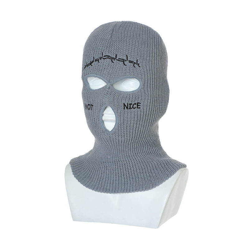 Retro Hip-hop Fun Knitted Balaclava