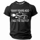 Men's Funny Slang T shirt Short Sleeve T shirt 3D Print Crew Neck Shirt Retro Vintage Casual Street Style Street Sports Outdoor Casual Black Blue Brown Spring & Summer Clothing Apparel S M L XL 2XL