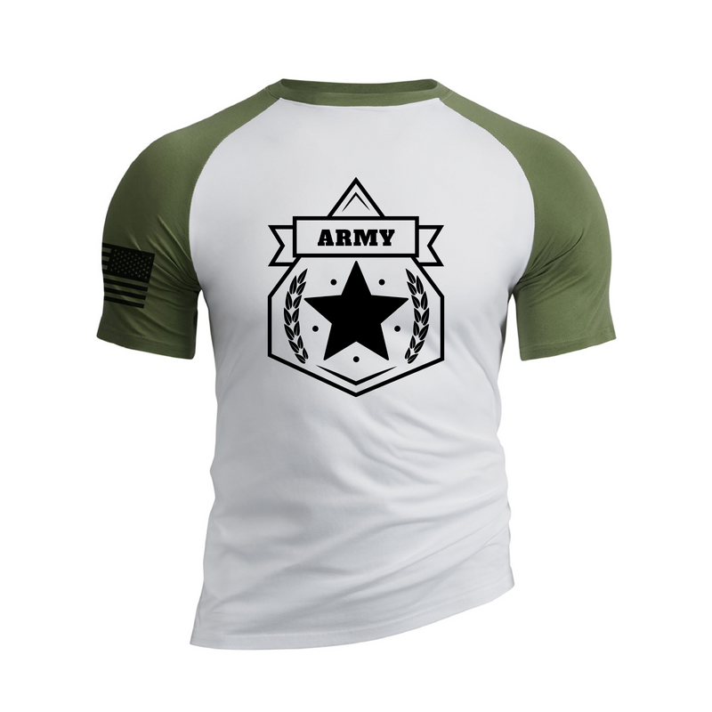 STAR ARMY  COTTON GRAPHIC TEE