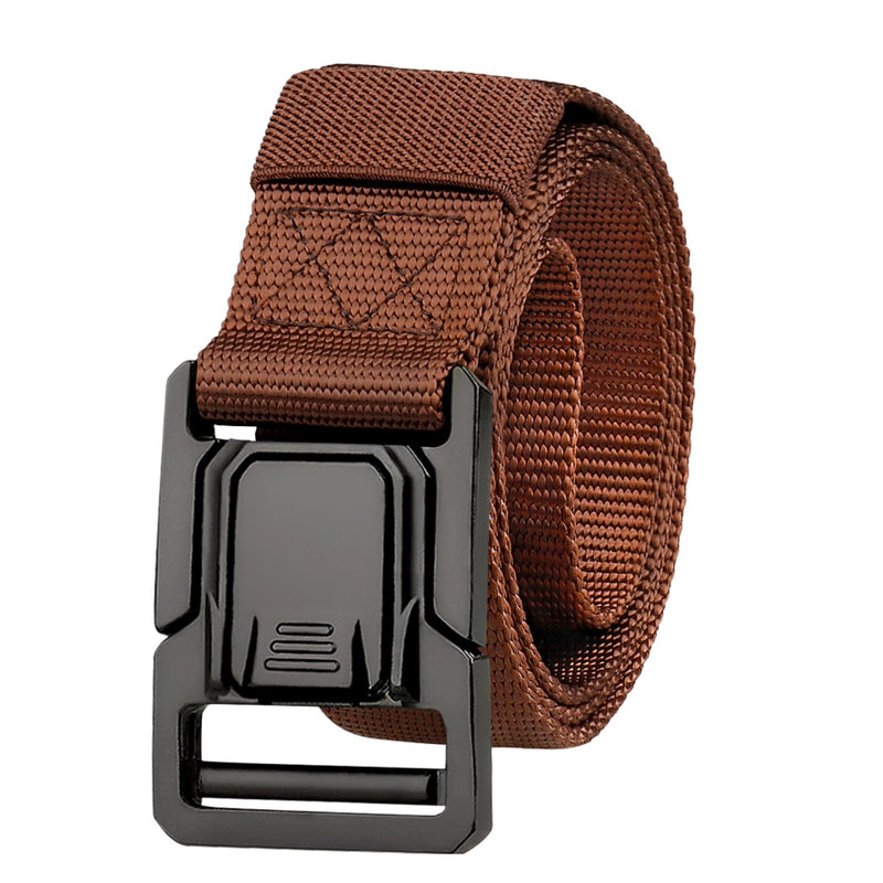 Men's Aluminum Alloy Nylon Outdoor Tactical Belt