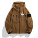 COOL MEN'S HOODED WINDPROOF AND WATERPROOF OUTDOOR WORKWEAR JACKET