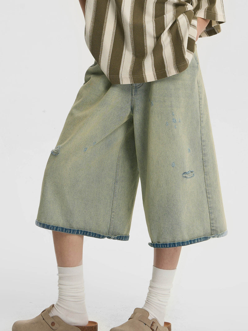 Retro Cropped Summer Denim Hip-hop Jorts