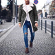 Men's Vintage Suede Polar Fleece Warm Notch Lapel Double Breasted Coat