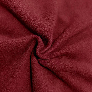 Lockeres Fleece-Sweatshirt mit Stehkragen und einfarbigem Muster für Herren