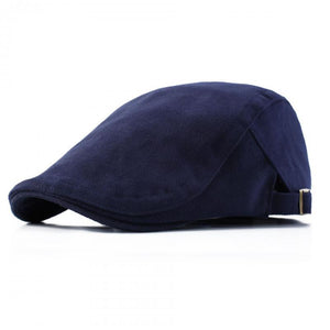 Men's Classic Casual Sun Visor Cotton Beret Hat