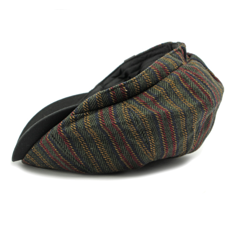 Herren Vintage Bohemian Gestreifter Zeitungsjungenhut