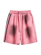 American Retro Spray Paint Casual Shorts