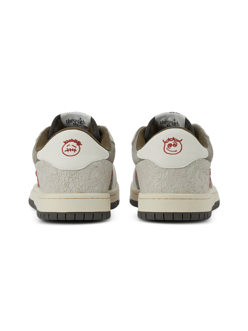 Smiley Face Embroidery Street Rap Sneakers