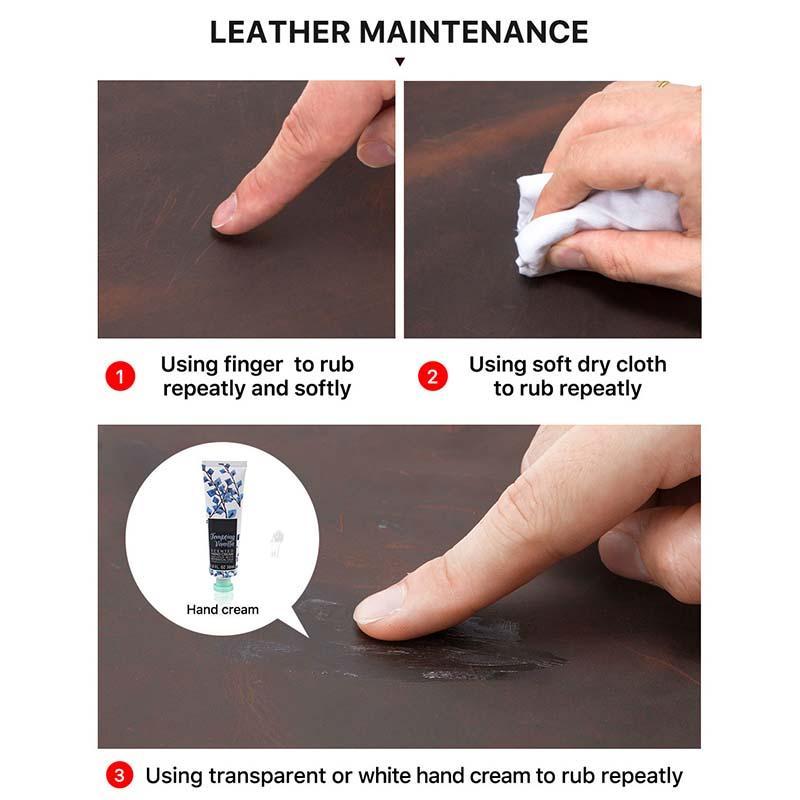 Men's Vintage Cowhide Watch Storage Bag