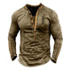 Taktisches Herren-T-Shirt mit Henley-Ausschnitt und Reißverschluss für den Außenbereich