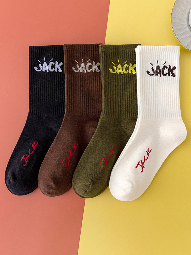 Street Letter Sports Socks