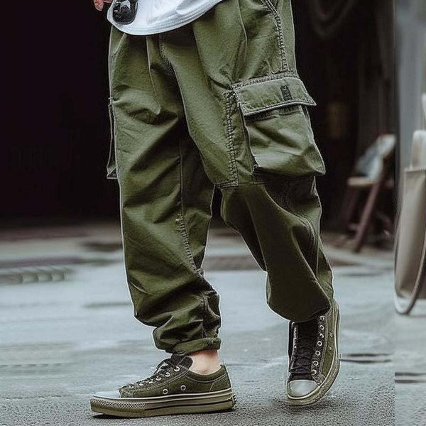 Lässige Outdoor-Cargohose mit mehreren Taschen für Herren