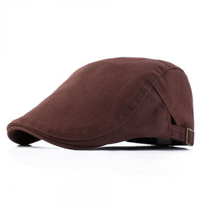Men's Classic Casual Sun Visor Cotton Beret Hat