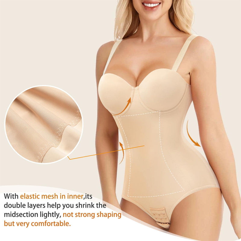 Shapewear Dress Backless with Built-in Bra