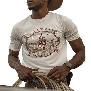 Men's Cotton Vintage Printed Casual Short Sleeve T-Shirt