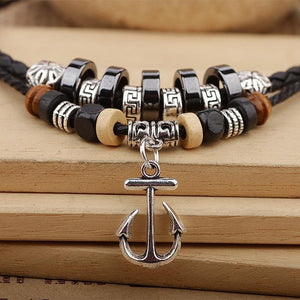 Retro Casual Ethnic Style Anchor Necklace
