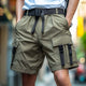 Lässige, wasserdichte Cargo-Shorts für Herren im Freien mit großen Taschen