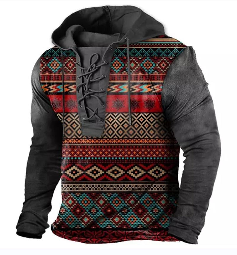 Men's Unisex Pullover Comfort Color Sweatshirts Hoodie Sweatshirt Yellow Red Blue Brown Green Hooded