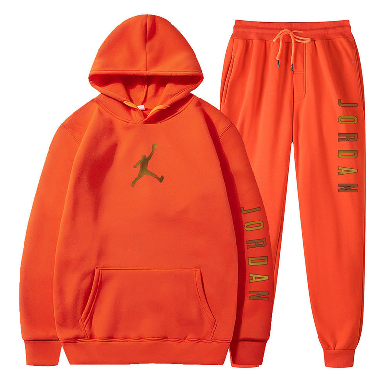 MEN'S SPORTSWEAR SET FLEECE HOODIE SET