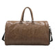 Men's Vintage Large Capacity Leather Sports Fitness Travel Bag