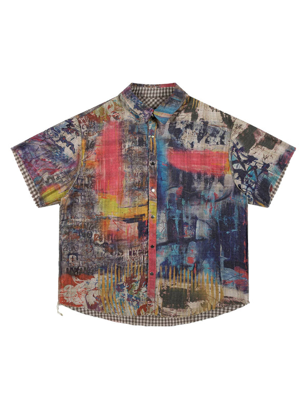 Street Reversible Short-sleeved Shirt