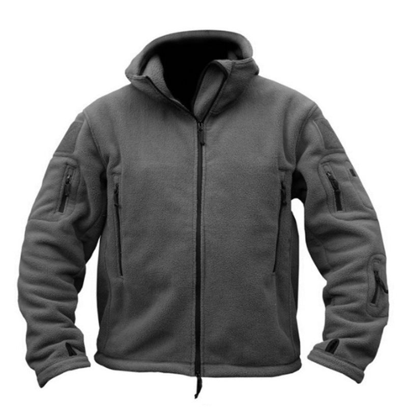 OUTDOOR WARM FLEECE JACKET, HOODED JACKET, HOODIE