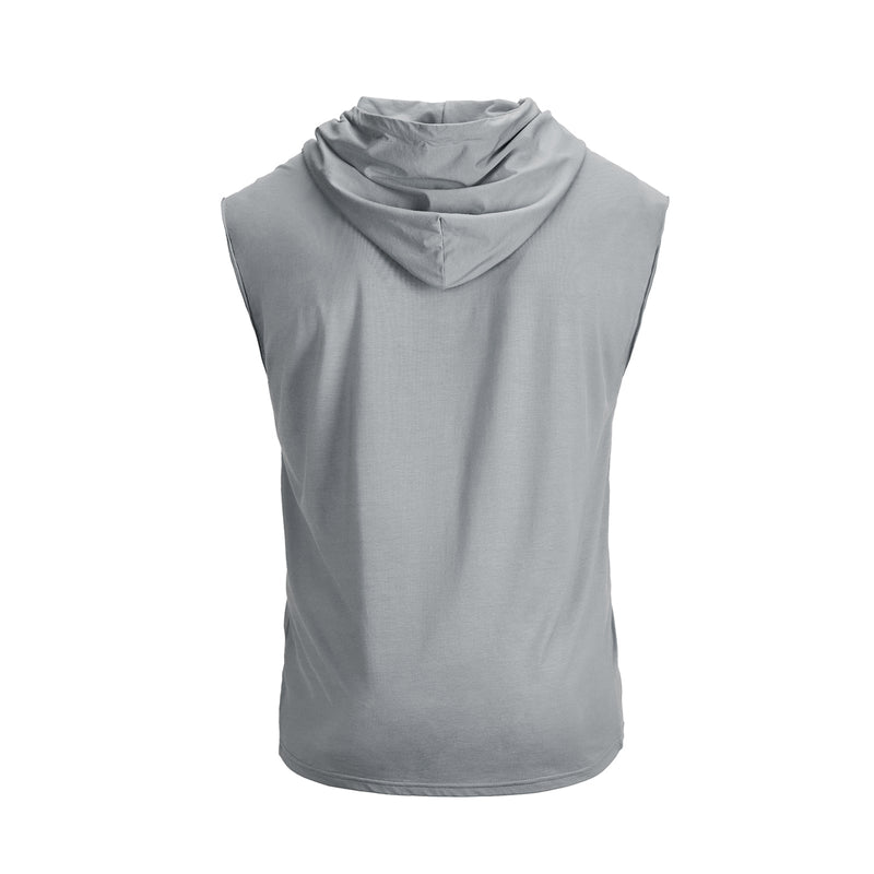 NOBODY PRINT QUICK DRY HOODED TANK