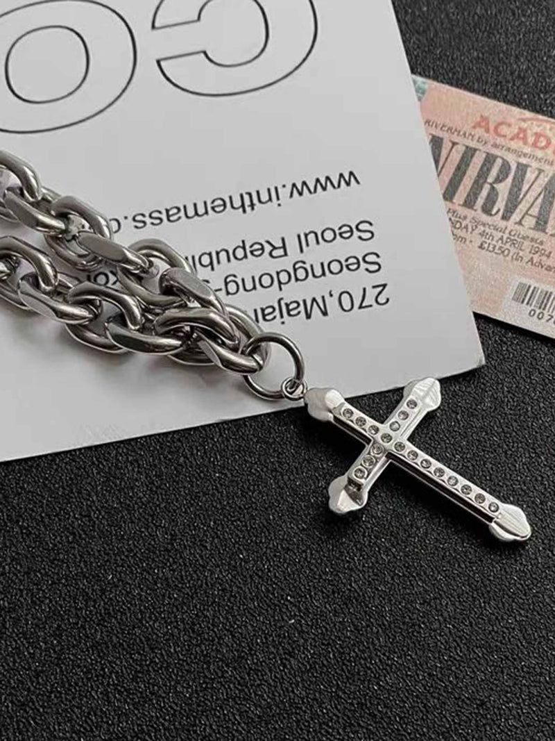 Black Cross Necklace