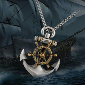 Vintage Casual Anchor Hip Hop Necklace