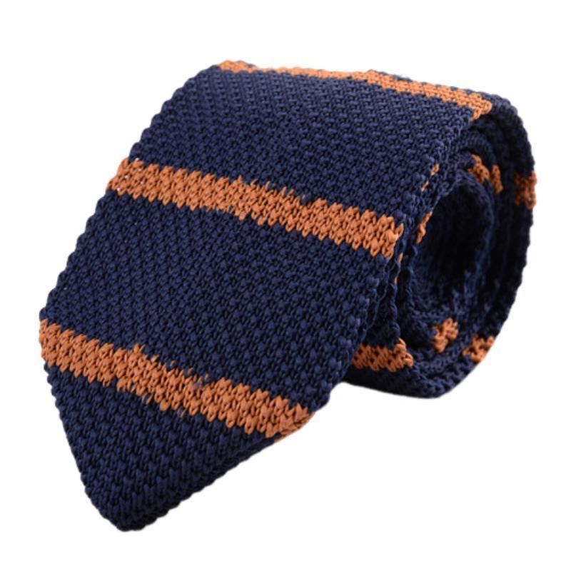 Vintage-Strickkrawatte in Pfeilform für Herren