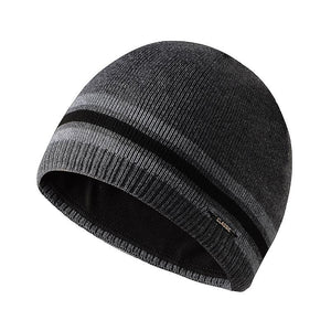 Men's Outdoor Warm Straight Brim Flat Weave Round Top Hat