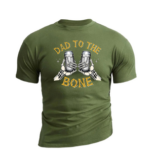 DAD TO THE BONE BAUMWOLL-GRAFIK-T-SHIRT