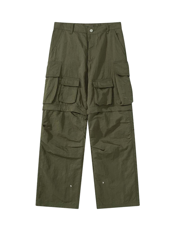 Detachable Multi-pocket Work Pants