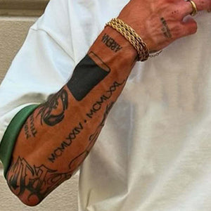 Herren-T-Shirt aus kontrastierender Baumwolle mit kurzen Ärmeln 